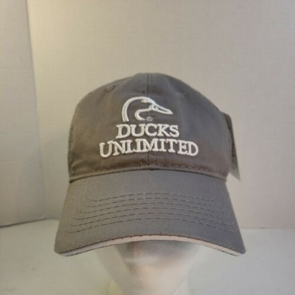 Ducks Unlimited Gray Orlando 2020 National Convention Adjustable Hat New W/ Tags